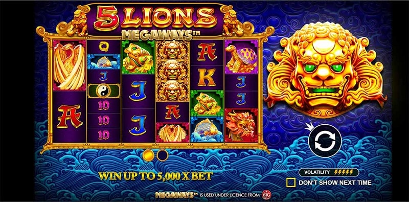 Game nổ hũ 5 Lions Megaways